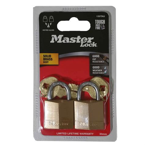 Master Lock Solid Brass Padlock Padlocks Mitre 10™