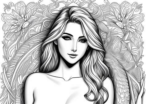 Nudes Sexy Coloring Pages Mature Content Etsy