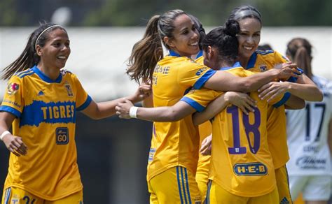 Liga Mx Femenil Tigres Derrot Por Abultado Resultado A Pumas