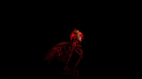 Thinking Ribs Teeth Auguste Rodin Digital Art Skull