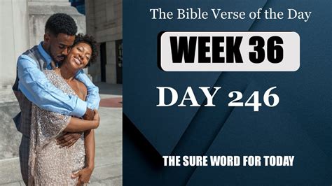 The Bible Verse Of The Day Week 36 Day 246 Youtube