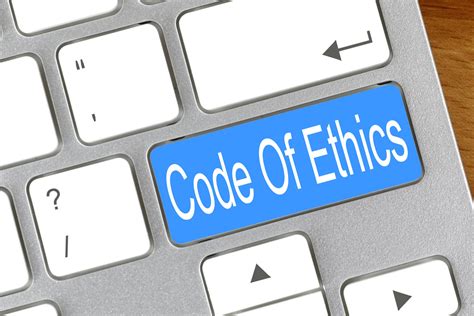 Code Of Ethics Free Of Charge Creative Commons Keyboard Image