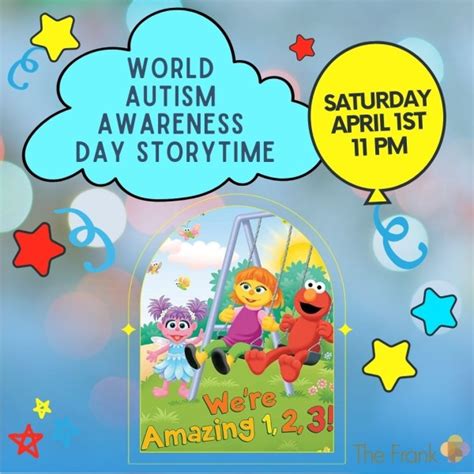 Storytime Hour World Autism Awareness D The Frank Gallery Pembroke