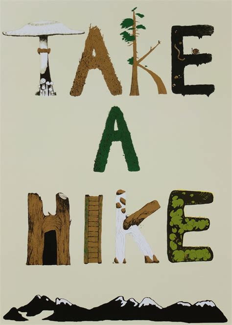 Take A Hike Poster Blog Vancouver Trails
