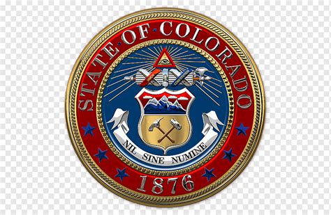 Flag Of Colorado State Flag Art Flag Emblem Flag Label Png Pngwing