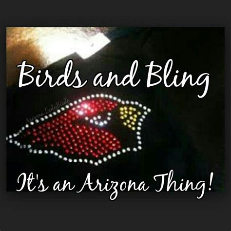Birds And Bling Its An Arizona Thing Arizona Cardinals Ladybirds