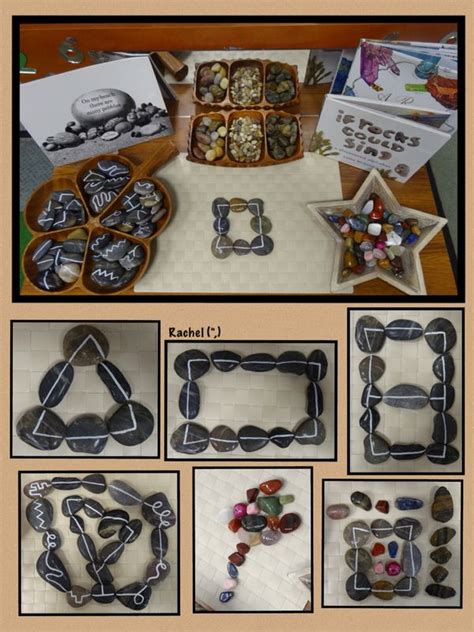 Rocks Stones And Pebbles Stimulating Learning Learning Shapes Play