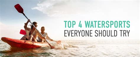 Top 4 Watersports Everyone Should Try Vero Beach Fl