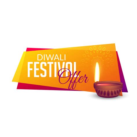 Diwali Festival Offers Voucher Banner Design Background Download Free