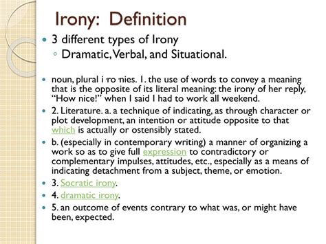 Irony Definition Types And Examples Owlcation