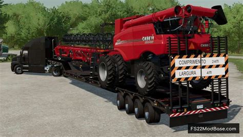 Transport Trailer 25m Farming Simulator 22 Mod Ls22 Mod Fs22 Mod
