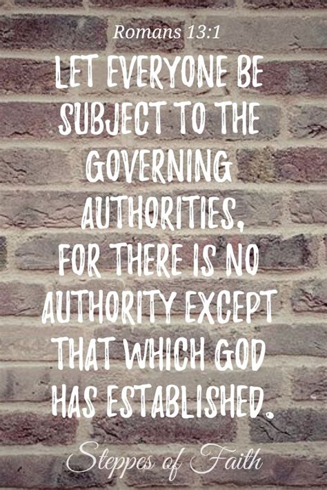 Everybody thinks of changing humanity, but 5. God is in full control of who is in authority, and it's ...