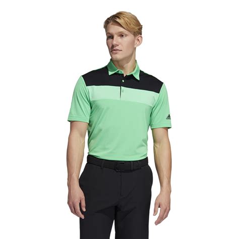 Adidas Novelty Colorblock Primegreen Polo Shirt Pga Tour Superstore