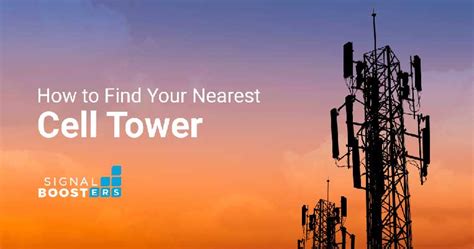 Find Your Nearest Cell Tower Quickly And Painlessly