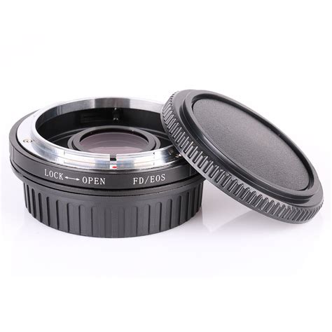 wholesale fd eos mount adapter for canon fd lens to canon eos ef glass focus infinity black from