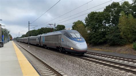 High Speed Amtrak Northeast Corridor 150 Mph Acela Express Trains