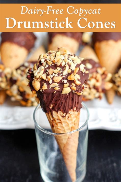 This recipe was first published in december of 2014 and updated with video in december 2019. Dairy-Free Drumstick Ice Cream Cones Recipe (Vegan-Friendly)