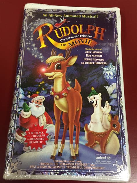 New 90s Rudolph The Red Nosed Reindeer The Movie Vhs By Hunkies