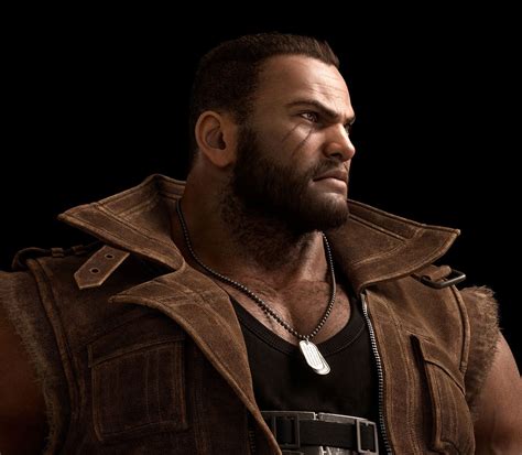 Barret Wallace Character Art From Final Fantasy Vii Remake Art