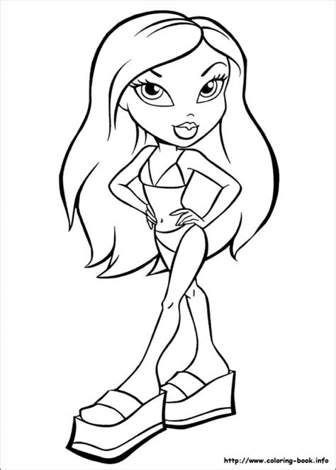 Get This Bratz Dolls Coloring Pages A5189