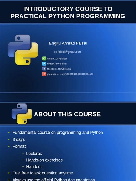 Python Programming 101 Pdf Control Flow Object Oriented Programming