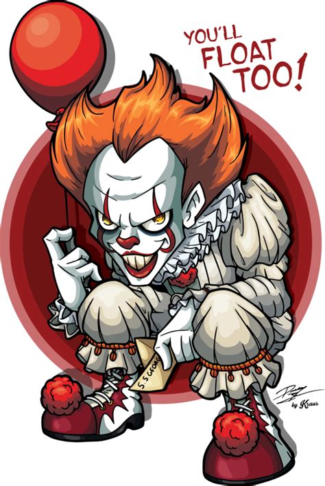 Pennywise The Dancing Clown By Kraus Illustration Deviantart Com On DeviantArt Cartoon Art