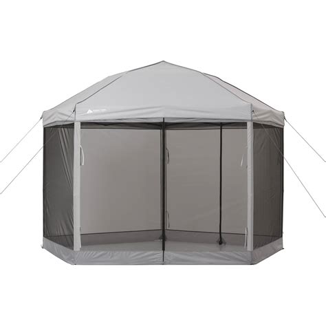 Furnishings are confident that one place gazebo w side walls powder coated steel frame weight lbs box dimensions signature. Ozark Trail Canopy Screen & Ozark Trail 10 X Canopy 10x10 ...