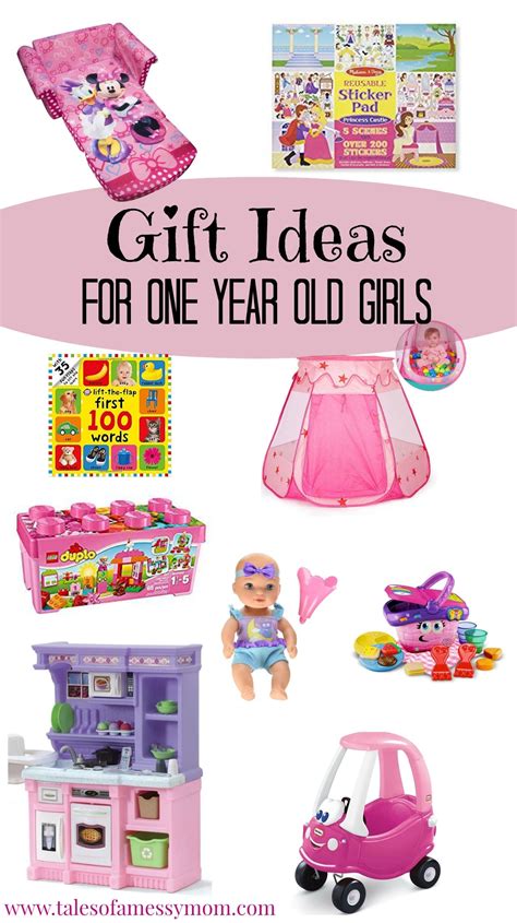 Whether it's for a 1st birthday, 2nd birthday gift. Gift Ideas for One Year Old Girls - Tales of a Messy Mom