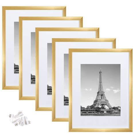 Upsimples 12x16 Picture Frame Set Of 5display Pictures 85x11 With Ma