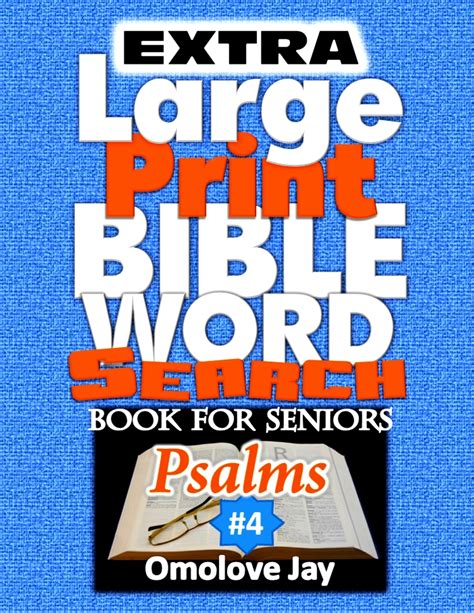 Extra Large Print Bible Word Search Book For Seniors