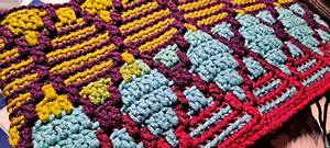 Mosaic Crochet Pattern 1 Charts Flat In The Round Etsy Uk