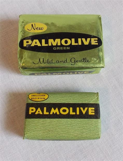 2 Bars Vintage Palmolive Bar Soap 1 In Spanish Made In Mexico Colgate