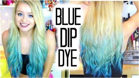 Turquoiseblue Dip Dye Sophdoesnails Youtube