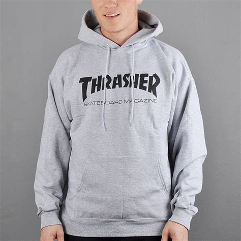 Thrasher Skate Mag Hood Grey Beyond