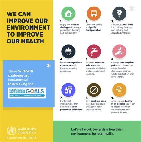 Infographic We Can Improve Our Environment To Improve Our Health