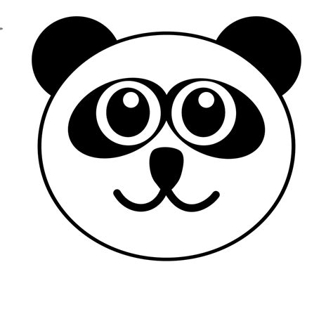Panda Face Png Svg Clip Art For Web Download Clip Art Png Icon Arts