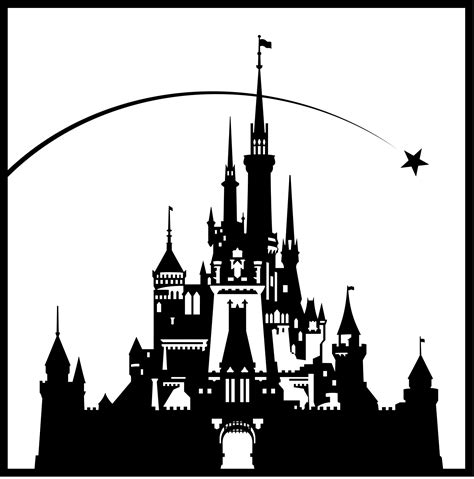 Disney Castle Silhouette Png Transparent Image Png Mart