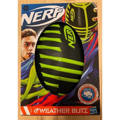 Nerf Toys New Nerf Weather Blitz Football Green And Black Poshmark