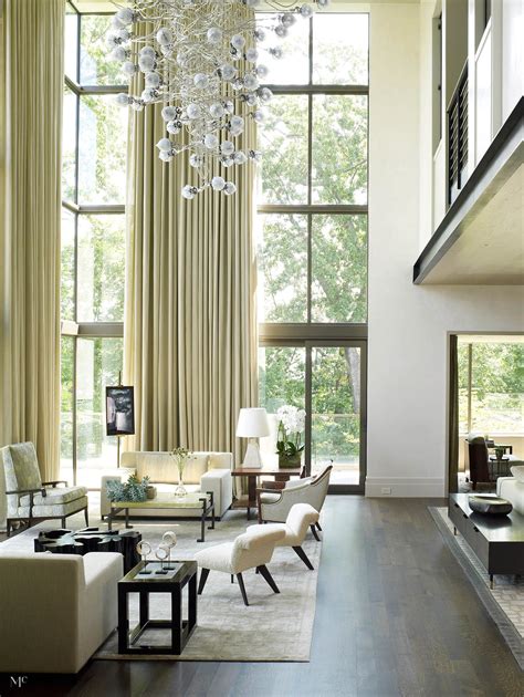 Modern Reinvention High Ceiling Living Room Luxury Living Room
