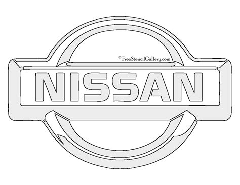 Nissan Logo Stencil Free Stencil Gallery