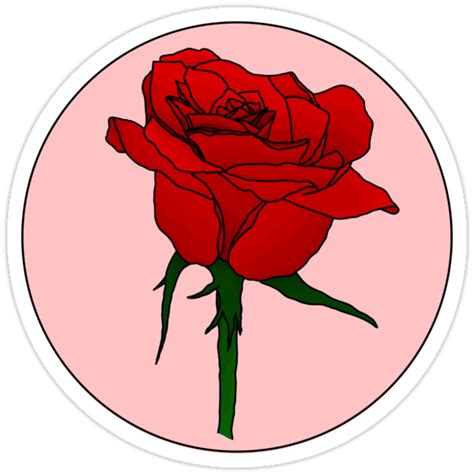 15 Rose Sticker