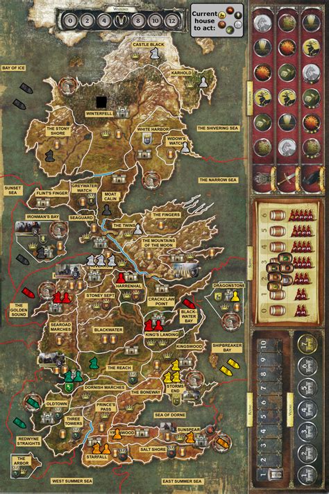Game Of Thrones Board Game Map Pamlsl