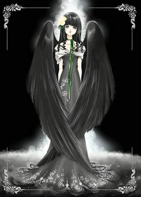 Cute Angel Anime Girl Dark Anime Stuff Pinterest