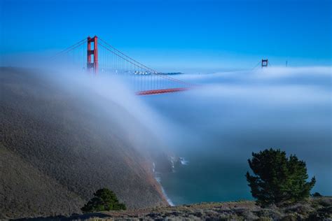 Fog Rolling In Over The Golden Gate Bridge Pics