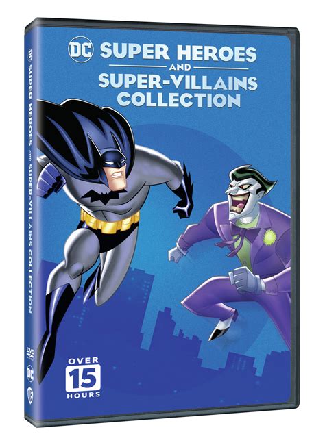 Dc Super Heroes And Super Villains Collection Coming To Dvd This August