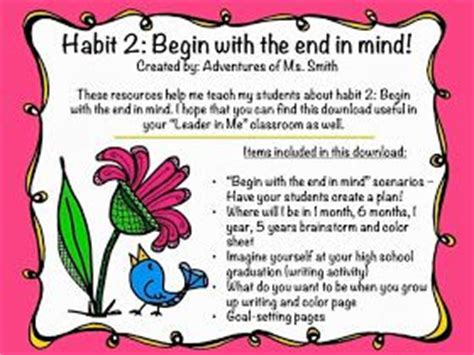 When you begin with the end in mind you gain clarity, which will naturally help you become more efficient. 1000+ images about Habit #2 Begin With the End in Mind on ...