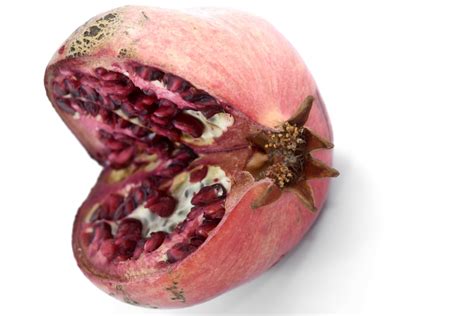 Free Picture Close Up Cross Section Kernel Meal Pomegranate Ripe