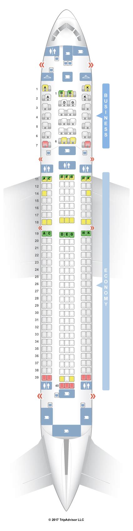 Seatguru Seat Map Austrian Boeing 767 300er 763 V2