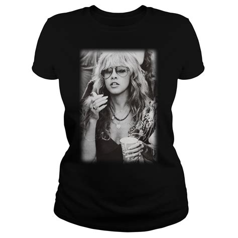 Stevie Nicks Fleetwood Mac Shirt Lady V Neck Sweat Shirt Myteashirts