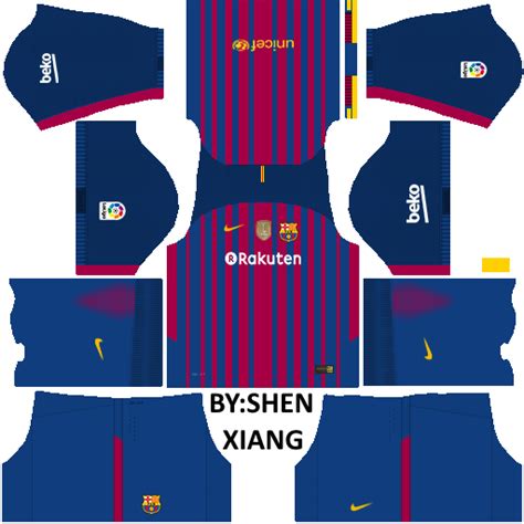 Fc Barcelona 2018 Full Kit Leaked Dlsfts